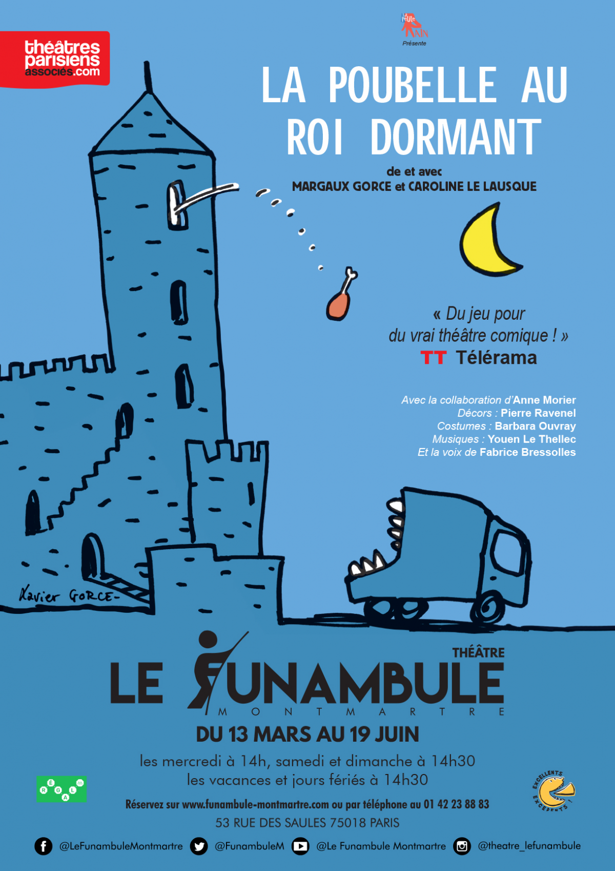 Affiche La Poubelle au Roi dormant