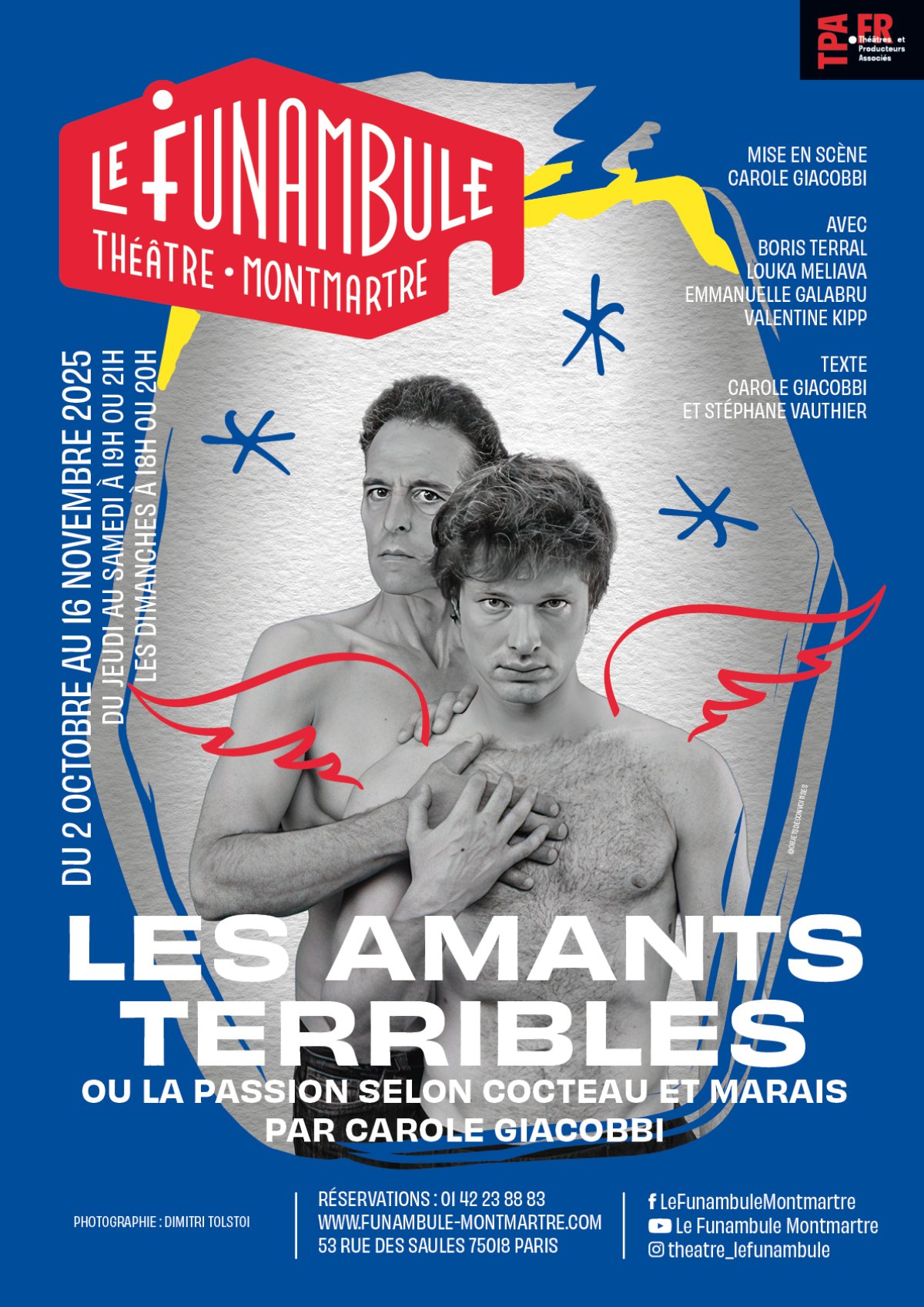 Affiche LES AMANTS TERRIBLES