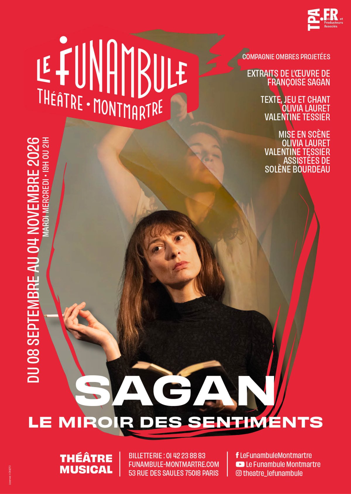 SAGAN, LE MIROIR DES SENTIMENTS