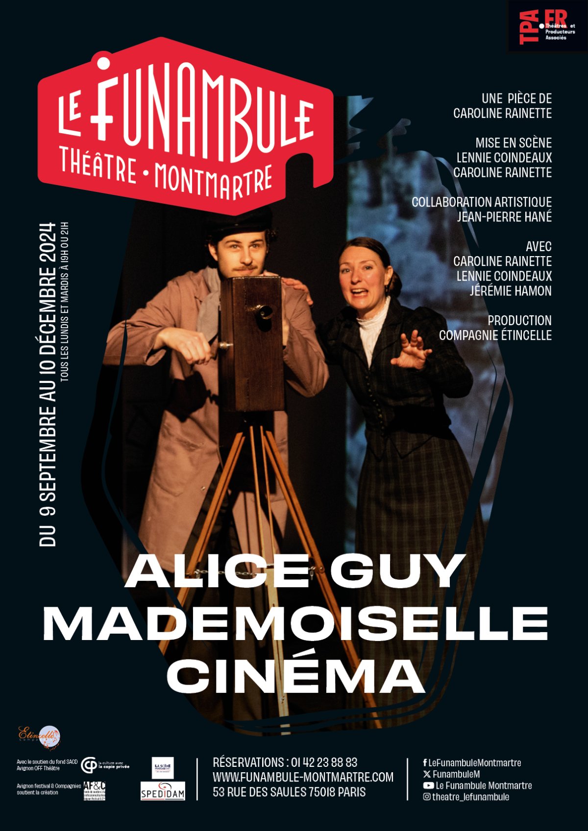 Affiche Alice Guy, Mademoiselle cinéma