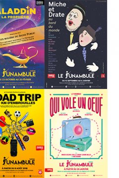 Six spectacles du Funambules éligibles aux Molières 2019 !
