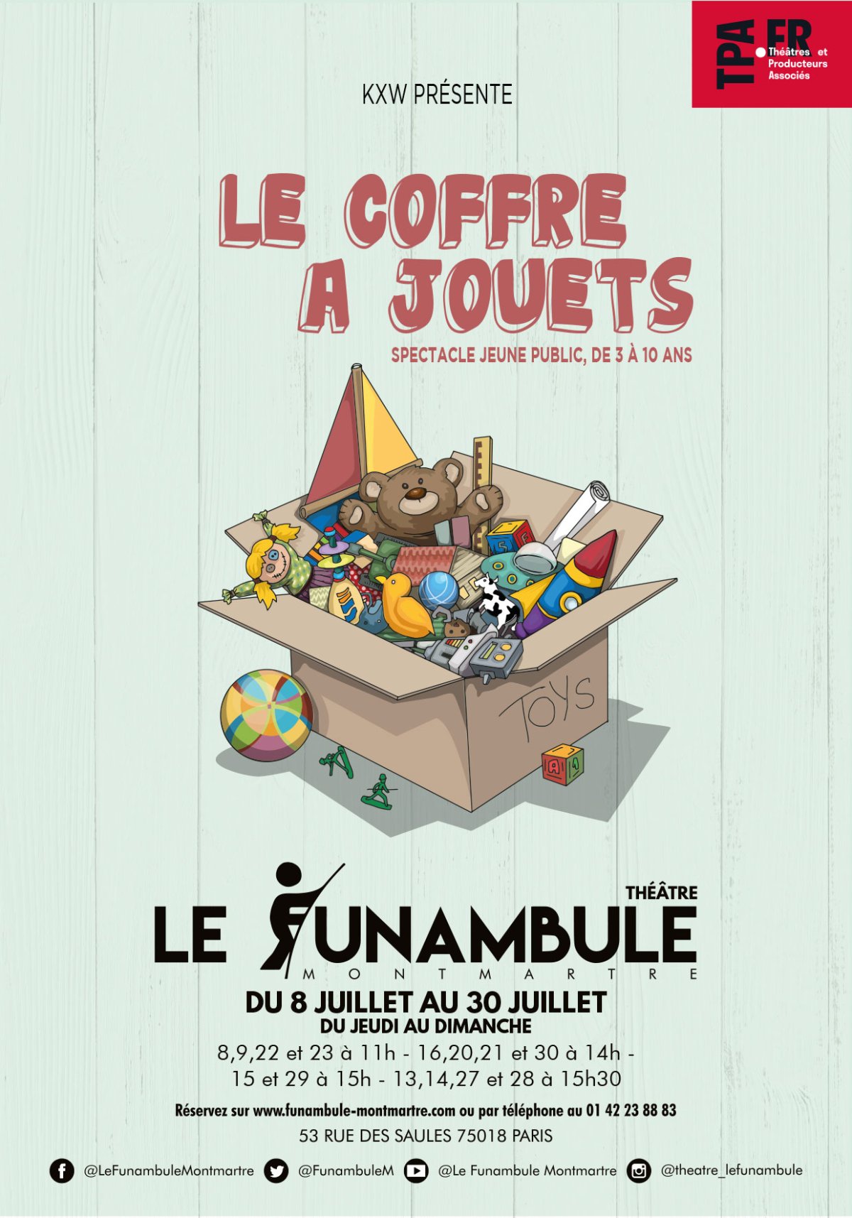 Affiche Le Coffre à jouets