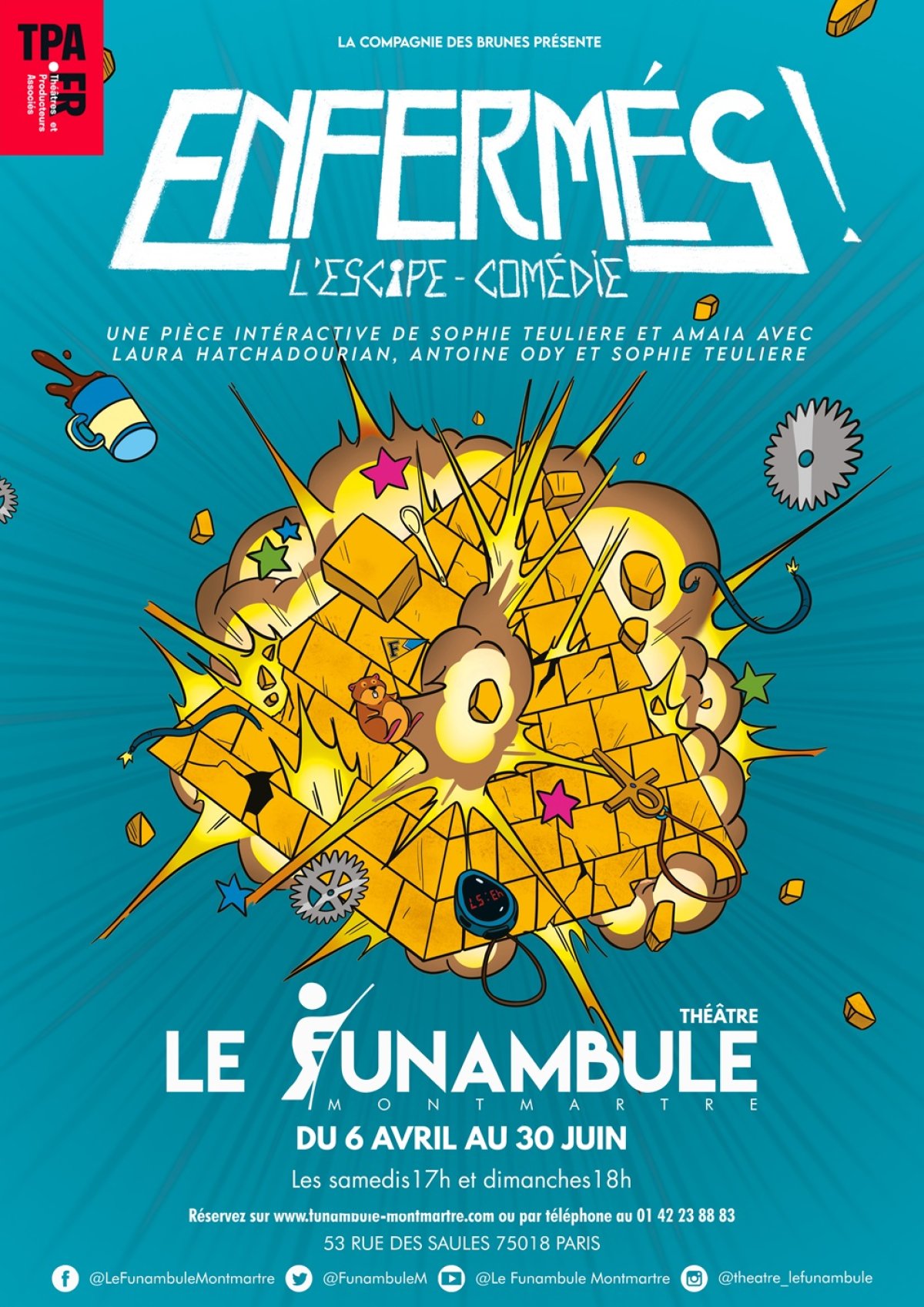 Affiche Enfermés !