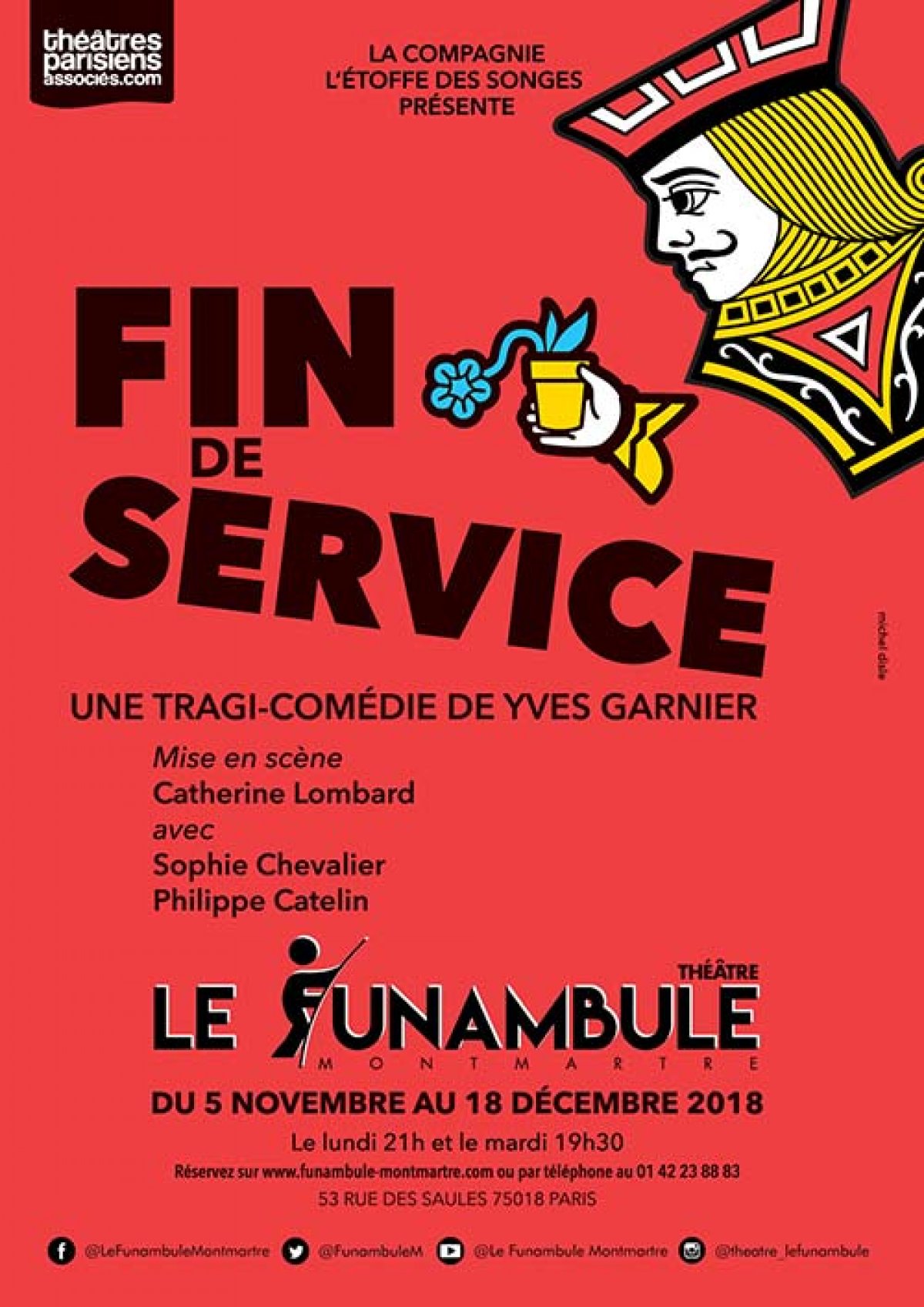 Affiche FIN DE SERVICE