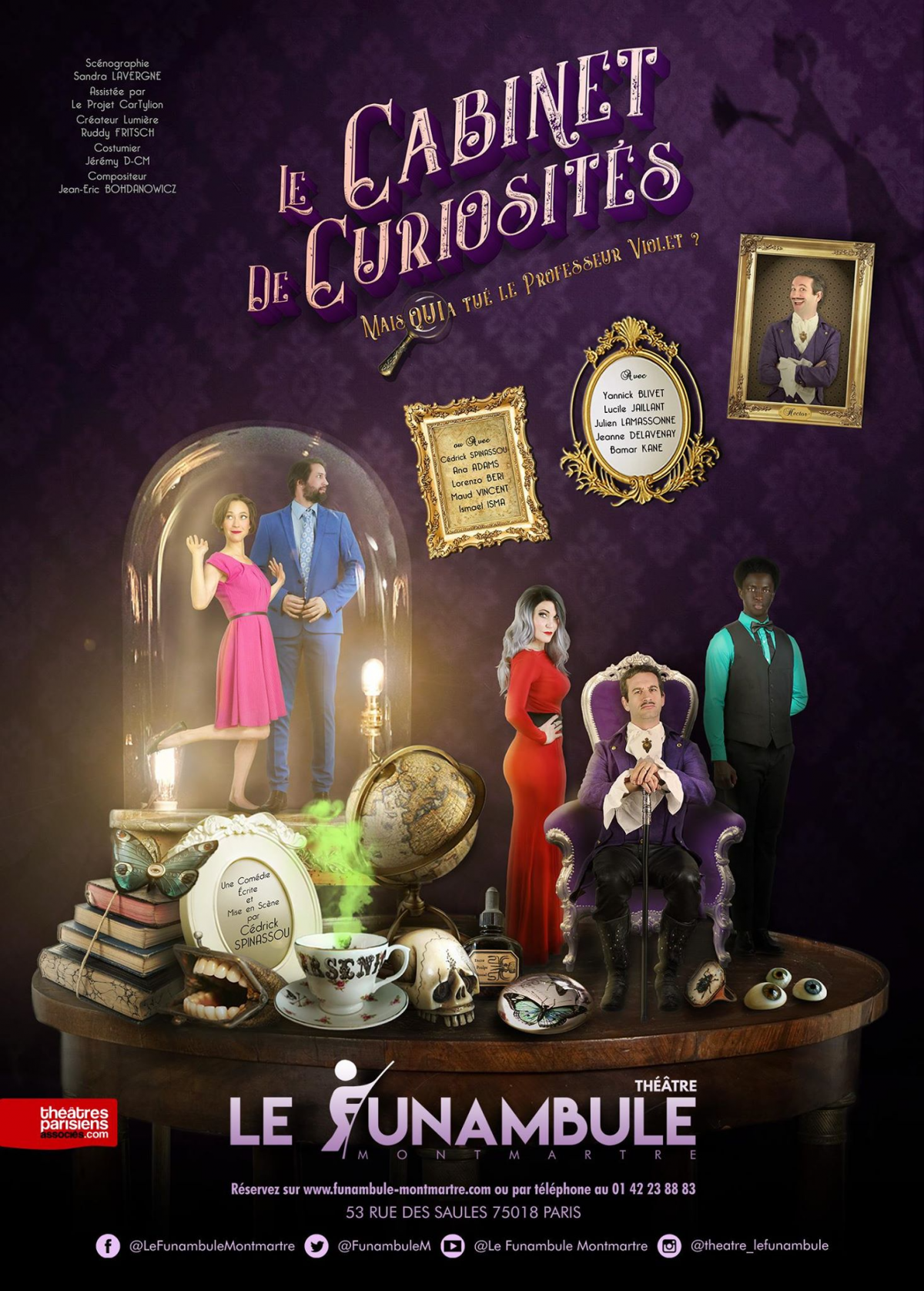 Affiche LE CABINET DE CURIOSITÉS