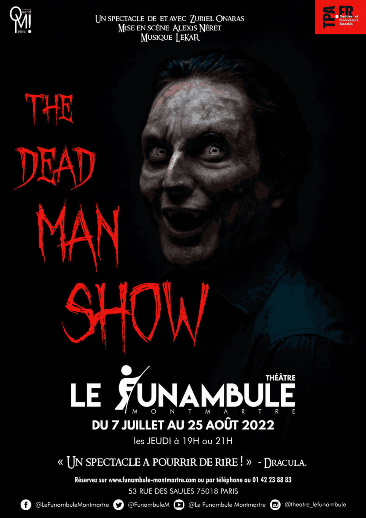 Affiche The Dead Man Show