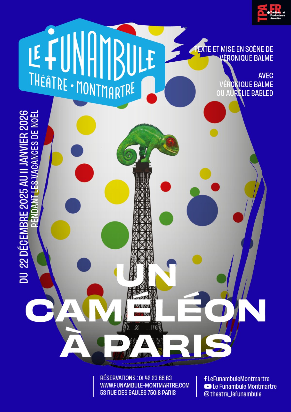Affiche Un caméléon à Paris