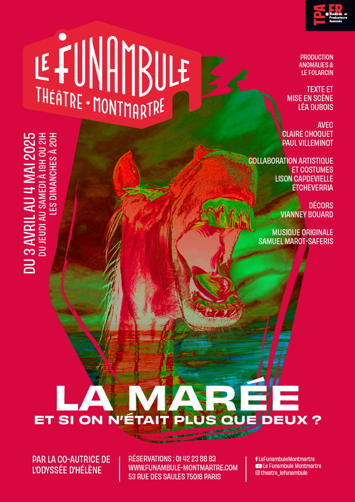 Affiche La marée
