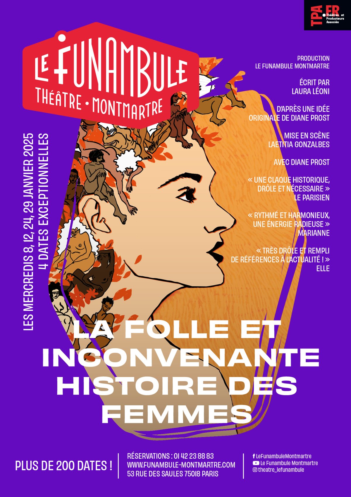 Affiche La Folle et inconvenante histoire des femmes